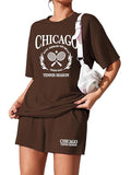 Chicago Courtside Shorts Set