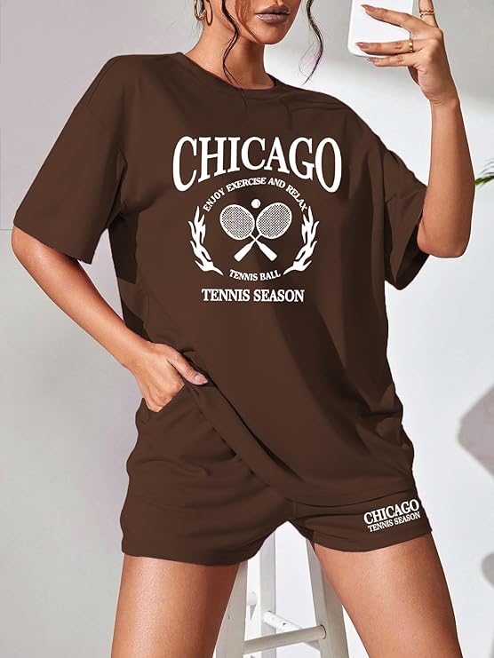 Chicago Courtside Shorts Set