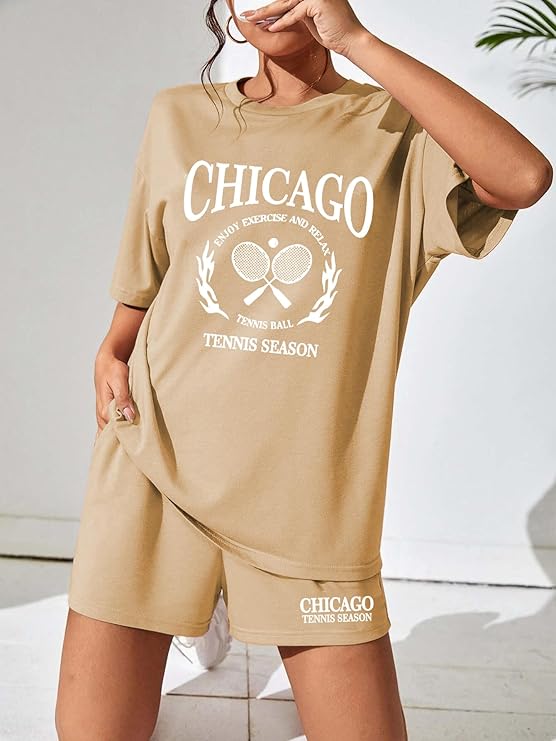 Camel Chicago Shorts Set