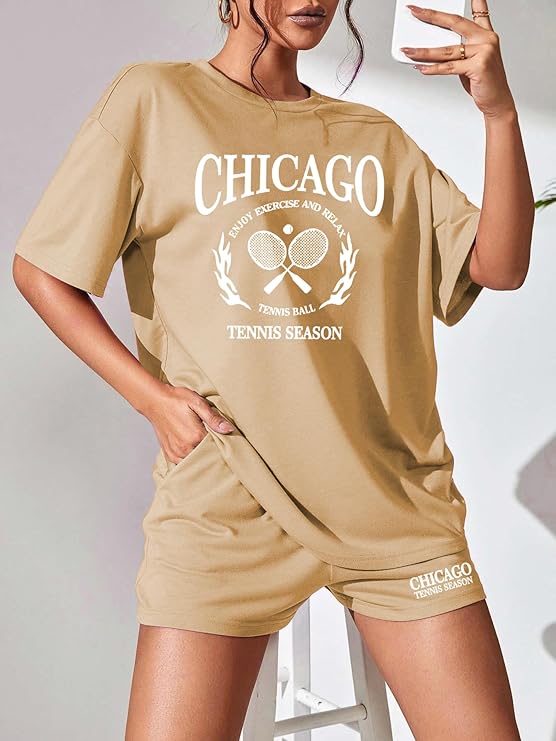 Camel Chicago Shorts Set
