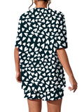 Black Midnight Hearts Lounge & Sleep Set