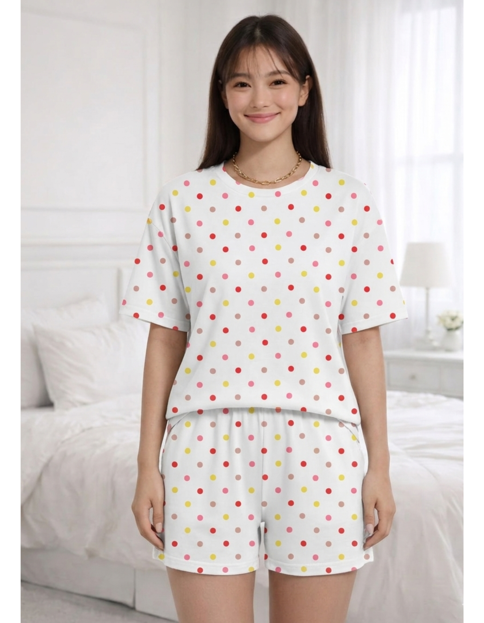 Confetti Pop Polka Shorts Set
